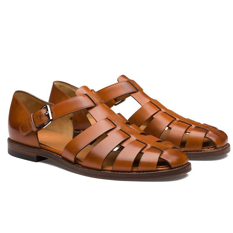 Men's Comfortable Leather Sandals - Liam 3