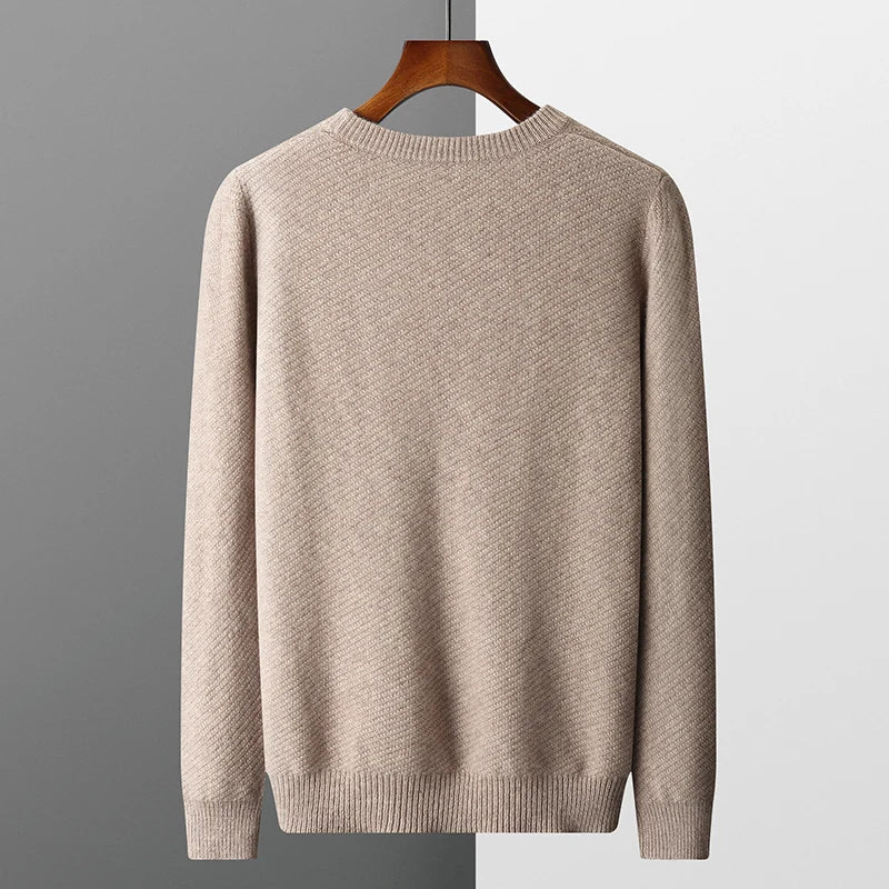 Men's Cozy Textured Knit Sweater for Cooler Months - Jason 2