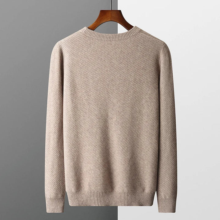 Men's Cozy Textured Knit Sweater for Cooler Months - Jason 2