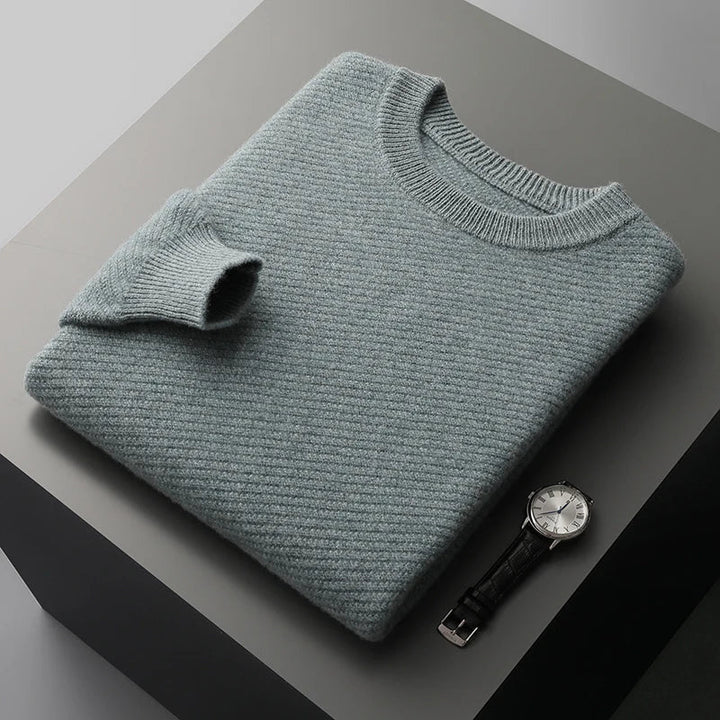 Men's Cozy Textured Knit Sweater for Cooler Months - Jason 7