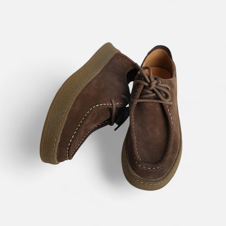 Men's Elegant Suede Oxford Shoes - Daniel 3