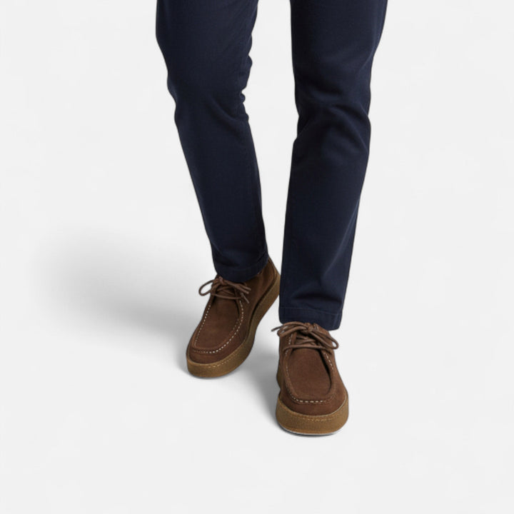 Men's Elegant Suede Oxford Shoes - Daniel 4