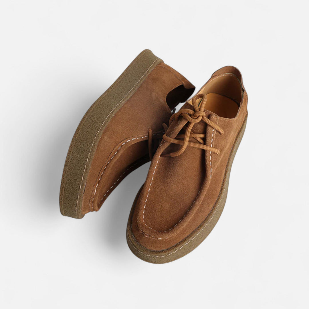 Men's Elegant Suede Oxford Shoes - Daniel 7
