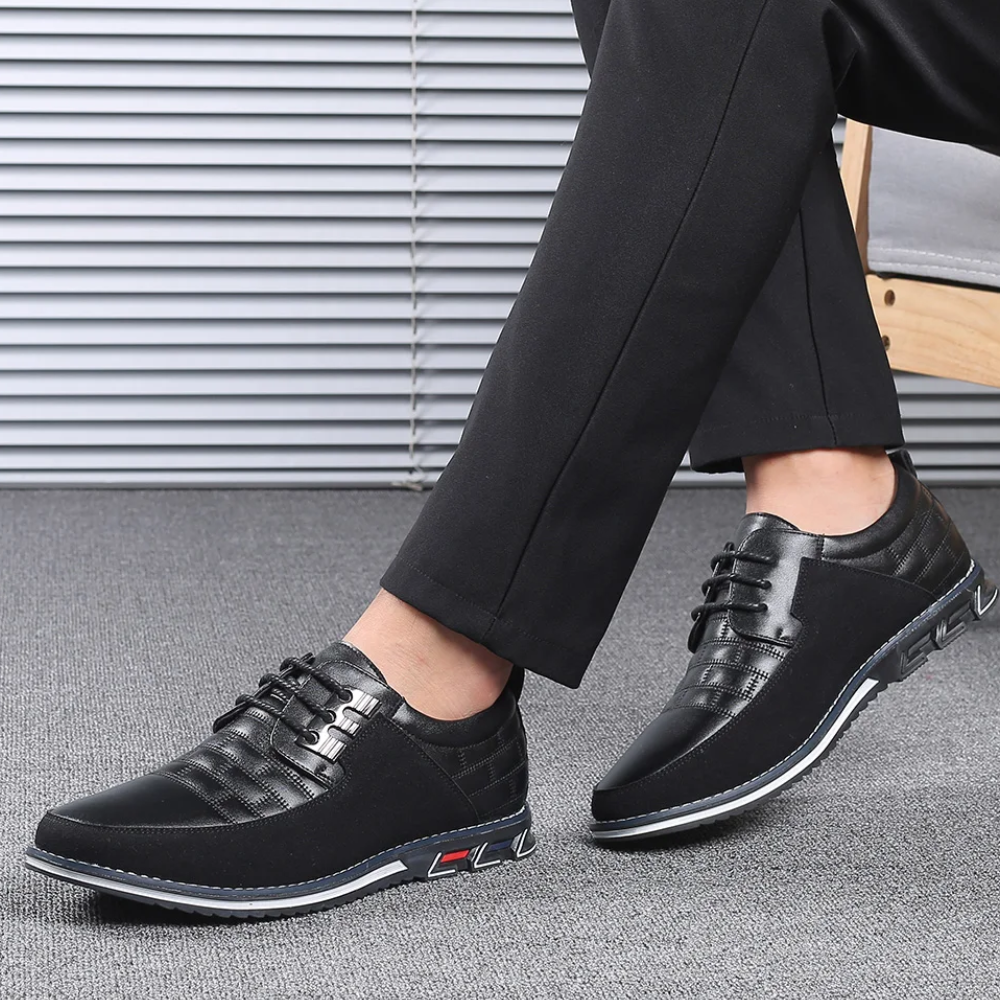 Men’s Orthopaedic Colour Block Lace-Up Sneakers | Adrian