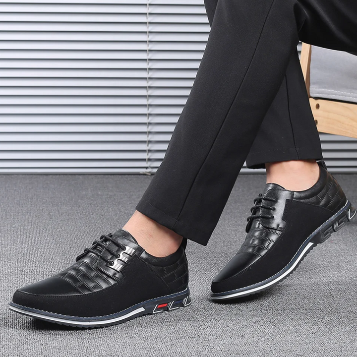 Men’s Orthopaedic Colour Block Lace-Up Sneakers | Adrian