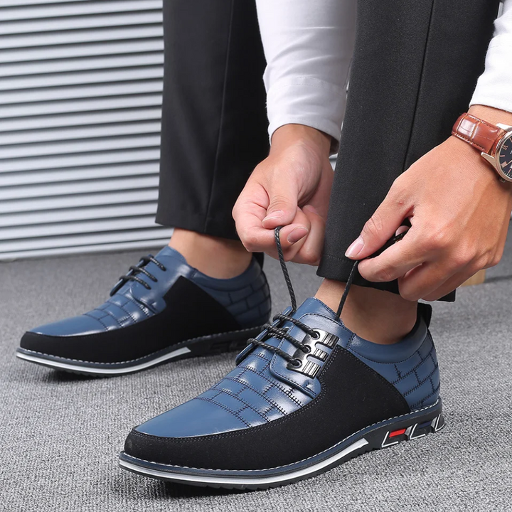 Men’s Orthopaedic Colour Block Lace-Up Sneakers | Adrian
