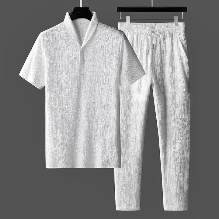 Men's Lightweight Breathable Linen Set - Daniel 0