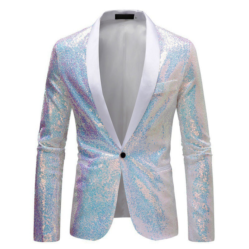 Men's Stylish Sequin Blazer - Adrian 0