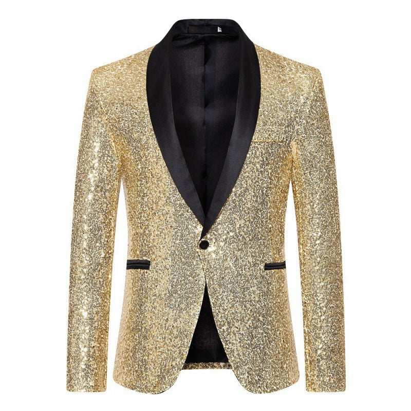 Men's Stylish Sequin Blazer - Adrian 4