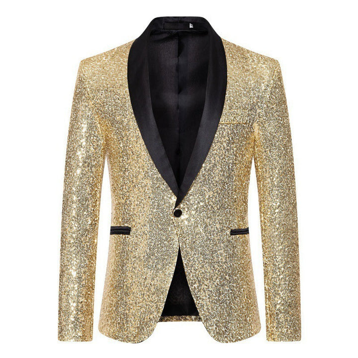 Men's Stylish Sequin Blazer - Adrian 4