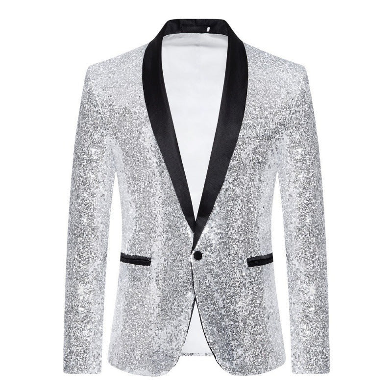 Men's Stylish Sequin Blazer - Adrian 6
