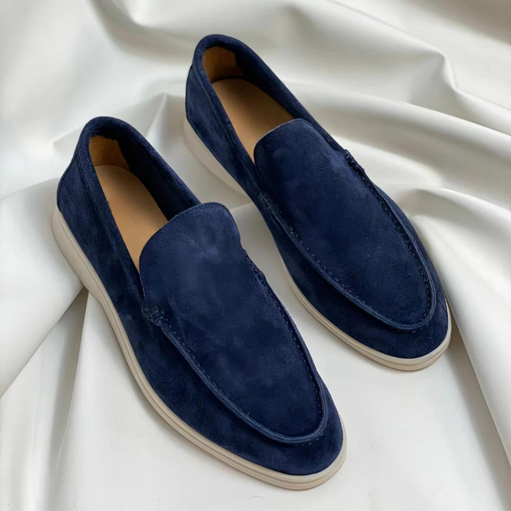 Men’s Faux Suede Casual Slip-On Loafers