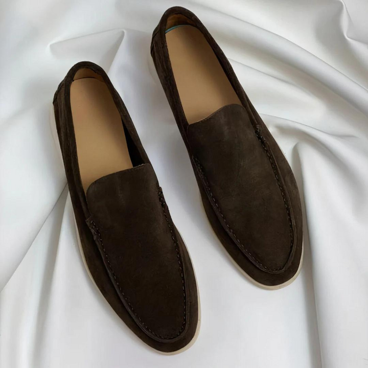 Men’s Faux Suede Casual Slip-On Loafers