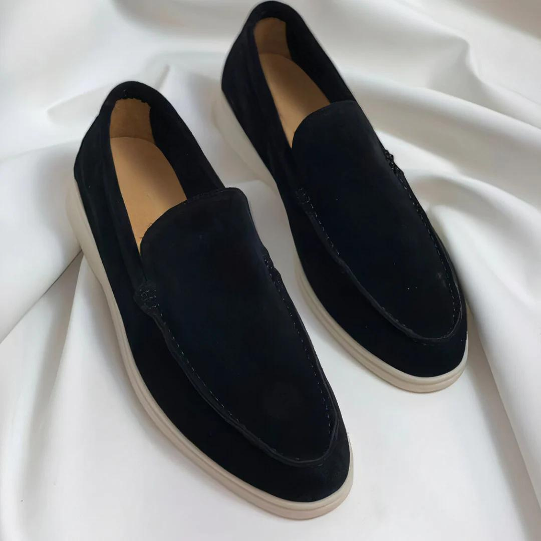 Men’s Faux Suede Casual Slip-On Loafers
