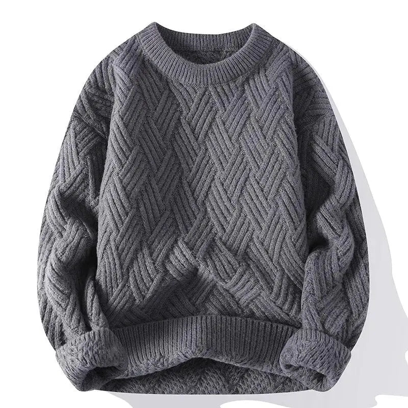 Men's Textured Knit Sweater - Liam 0