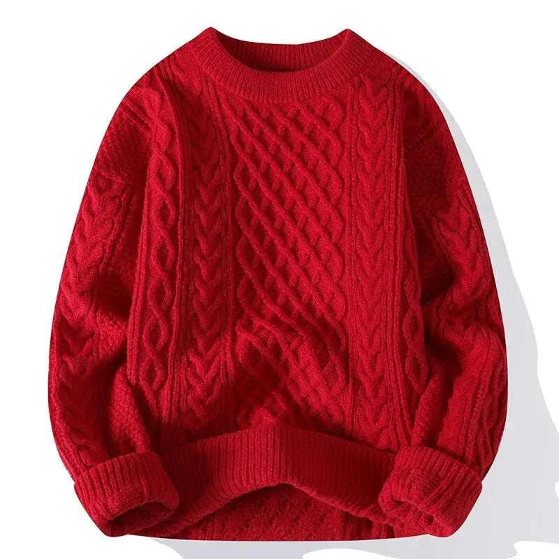 Men's Textured Knit Sweater - Liam 11