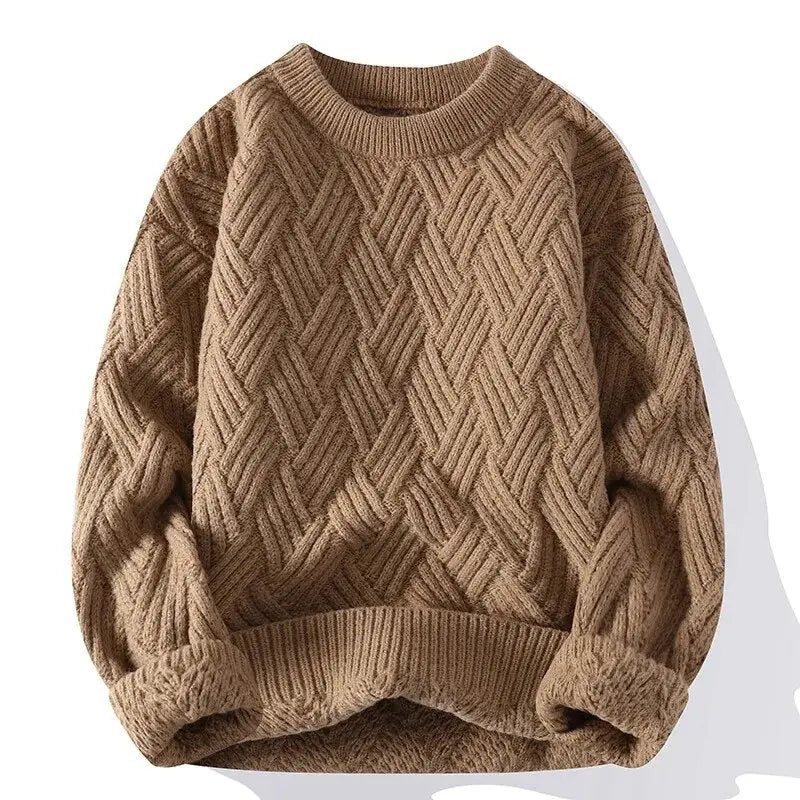Men's Textured Knit Sweater - Liam 7