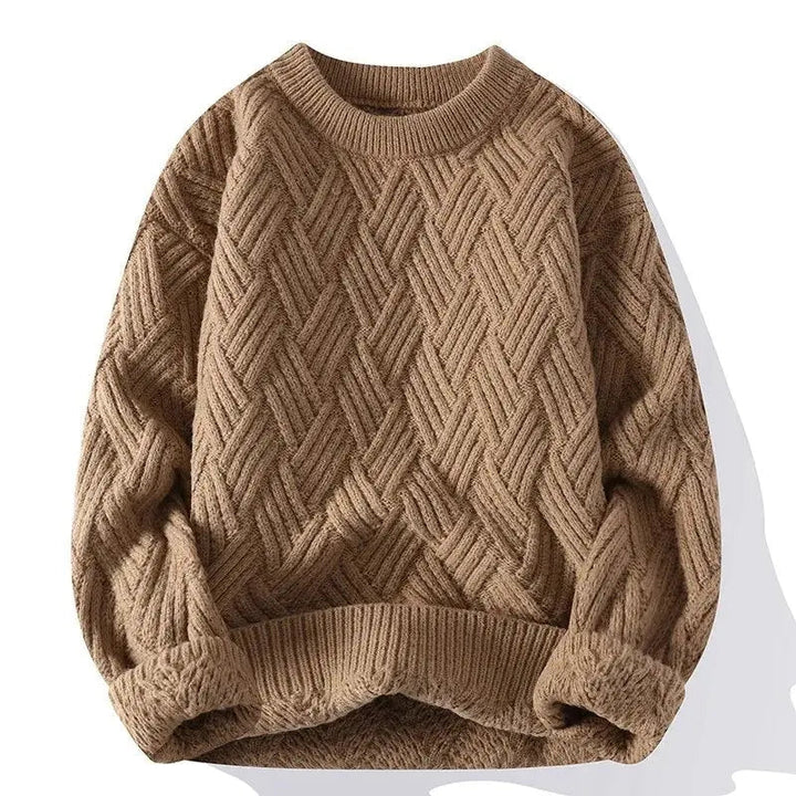 Men's Textured Knit Sweater - Liam 7