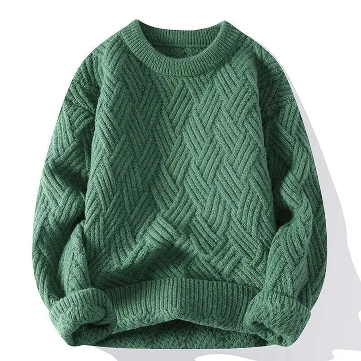 Men's Textured Knit Sweater - Liam 8