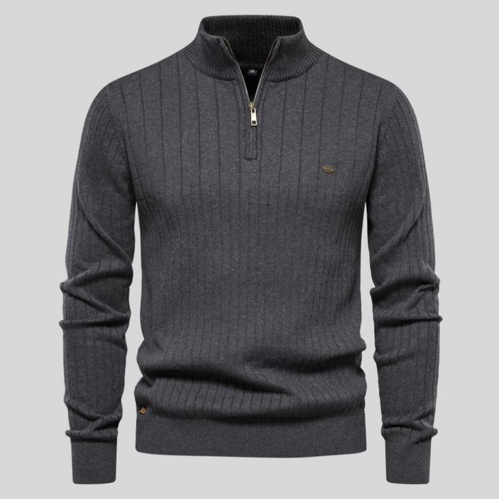 Men's Warm Quarter Zip Sweater - Noah 6