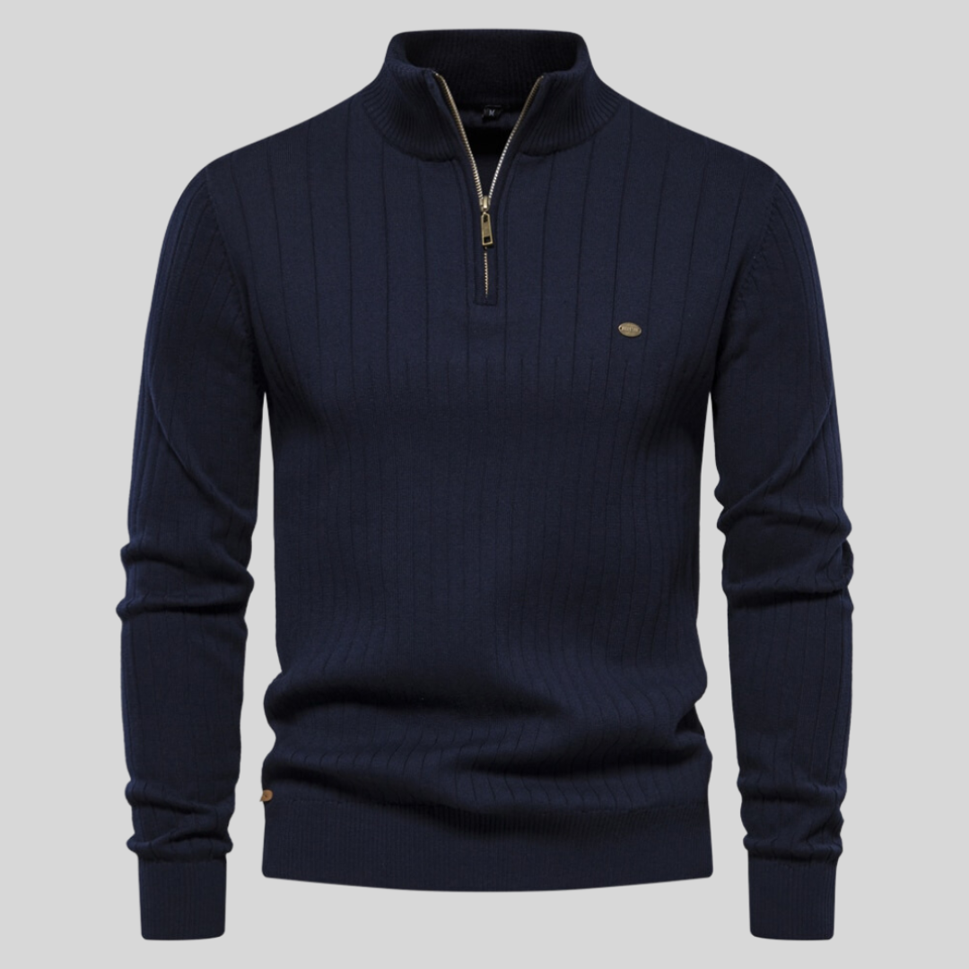 Men's Warm Quarter Zip Sweater - Noah 9