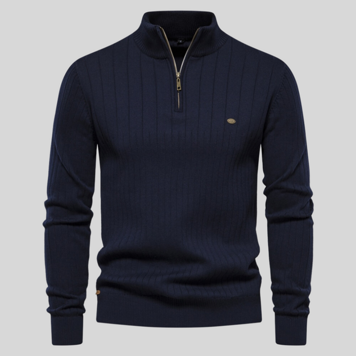 Men's Warm Quarter Zip Sweater - Noah 9
