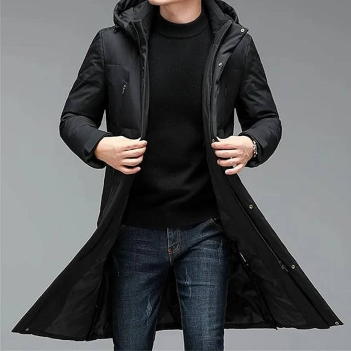 Men’s High-Performance Insulated Trench Parka Jacket