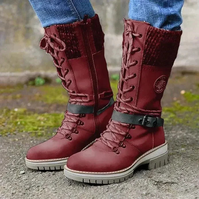 Mid-Tube Martin Boots for Women – Stylish &amp; Cozy for Winter 1