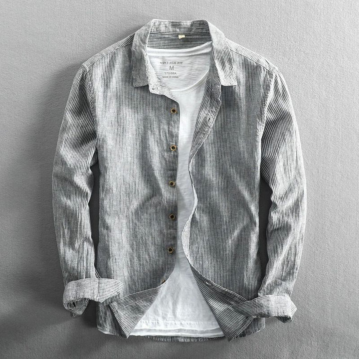 Strider Linen Long-Sleeve Shirt