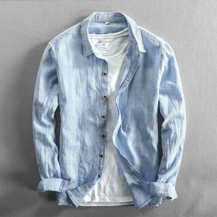 Strider Linen Long-Sleeve Shirt