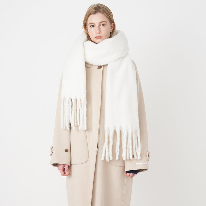 Women’s Oversized Fringe Winter Scarf