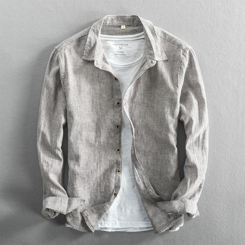 Strider Linen Long-Sleeve Shirt