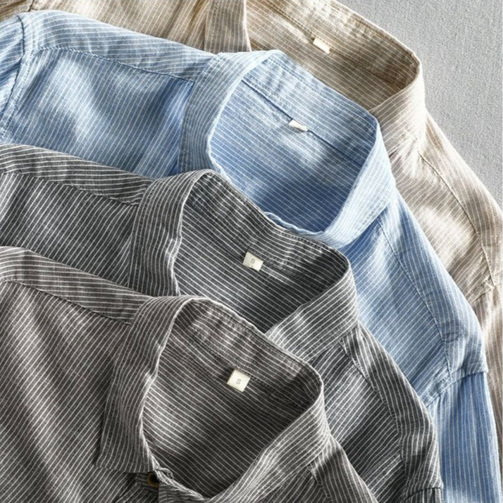 Strider Linen Long-Sleeve Shirt