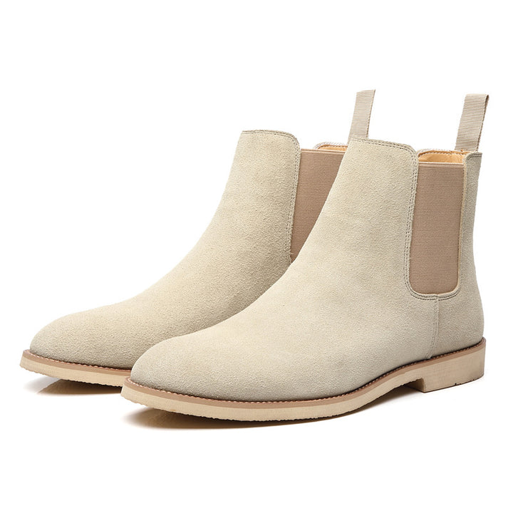 Men’s Genuine Suede Chelsea Dress Boots
