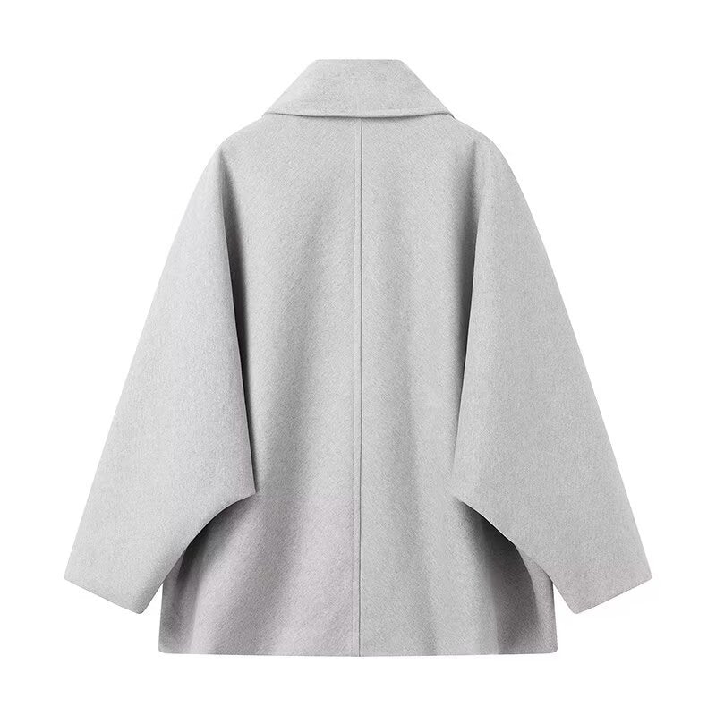 Women’s Faux Wool Oversized Batwing Cardigan