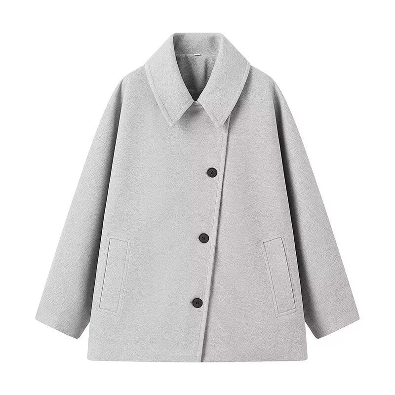 Women’s Faux Wool Oversized Batwing Cardigan