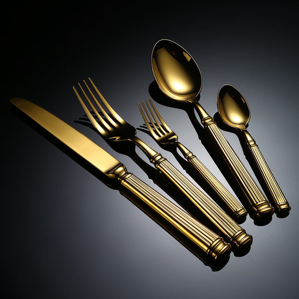 Aurelian Flatware Set - Gold