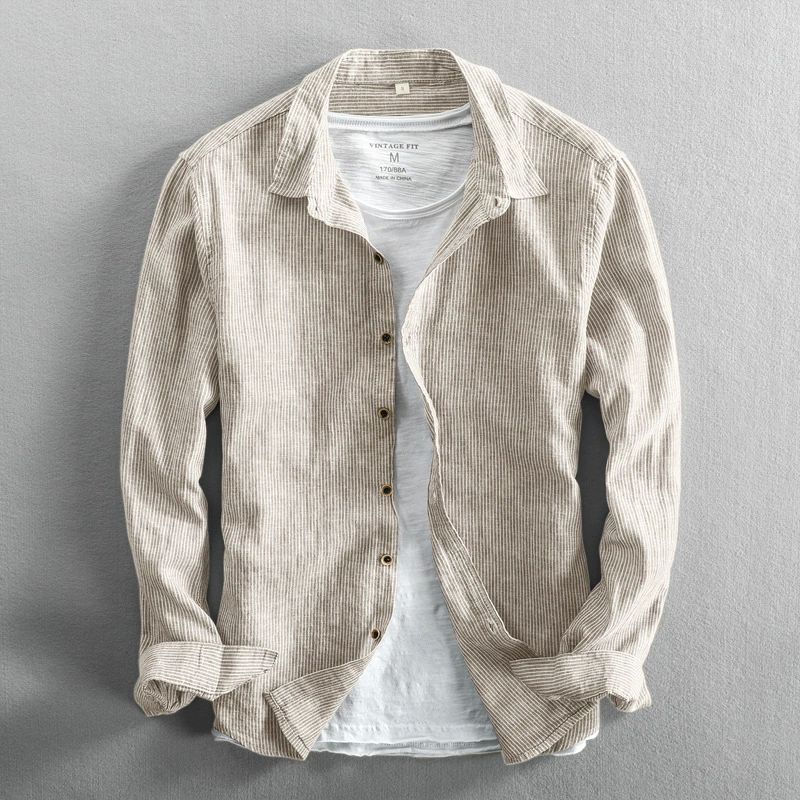 Strider Linen Long-Sleeve Shirt