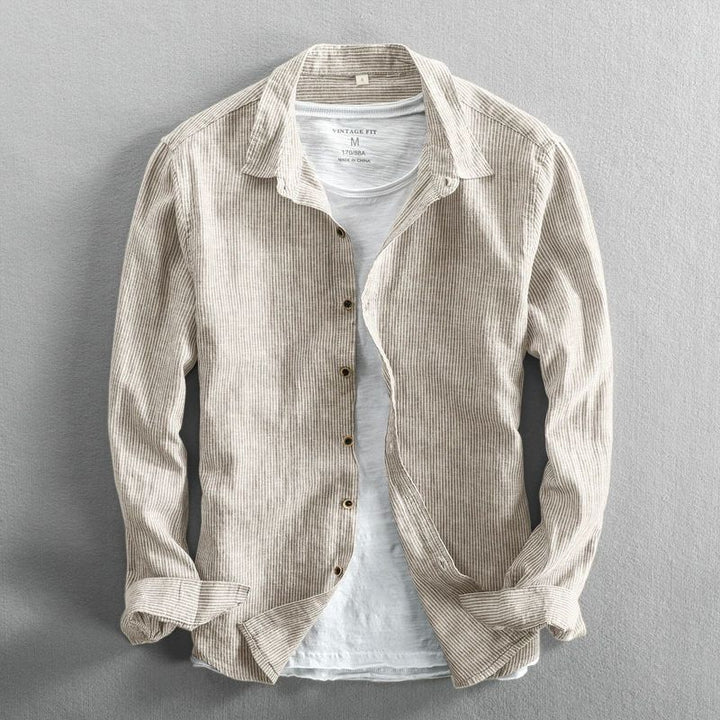 Strider Linen Long-Sleeve Shirt