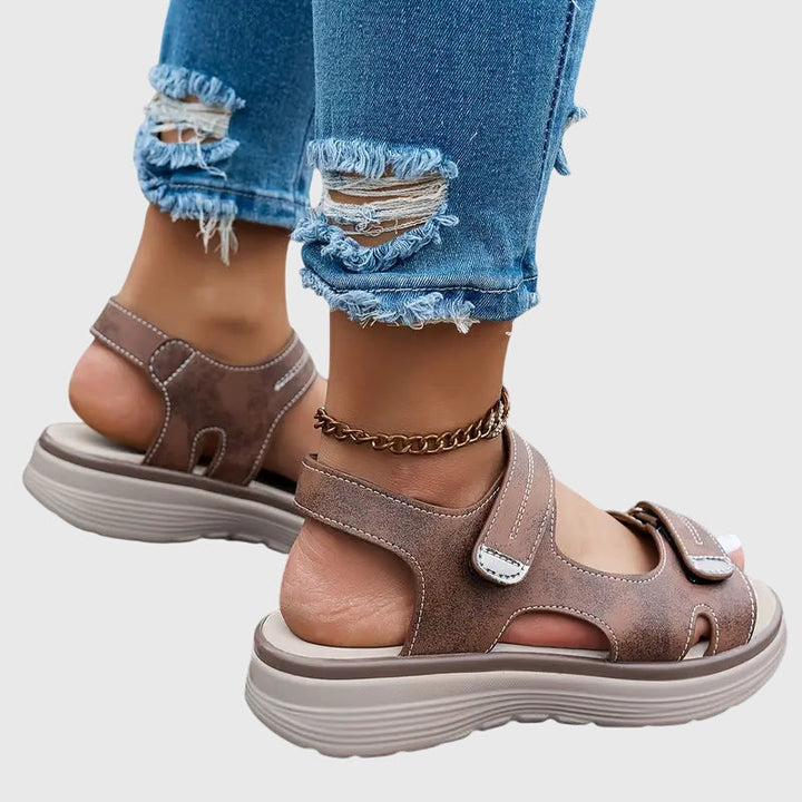 Orthopaedic comfortable sandals with supportive design for all-day comfort, featuring adjustable straps and cushioned footbed, ideal for foot health and style. 5