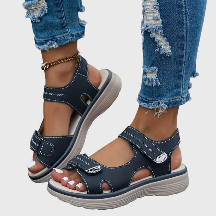 Orthopaedic comfortable sandals with supportive design for all-day comfort, featuring adjustable straps and cushioned footbed, ideal for foot health and style. 9