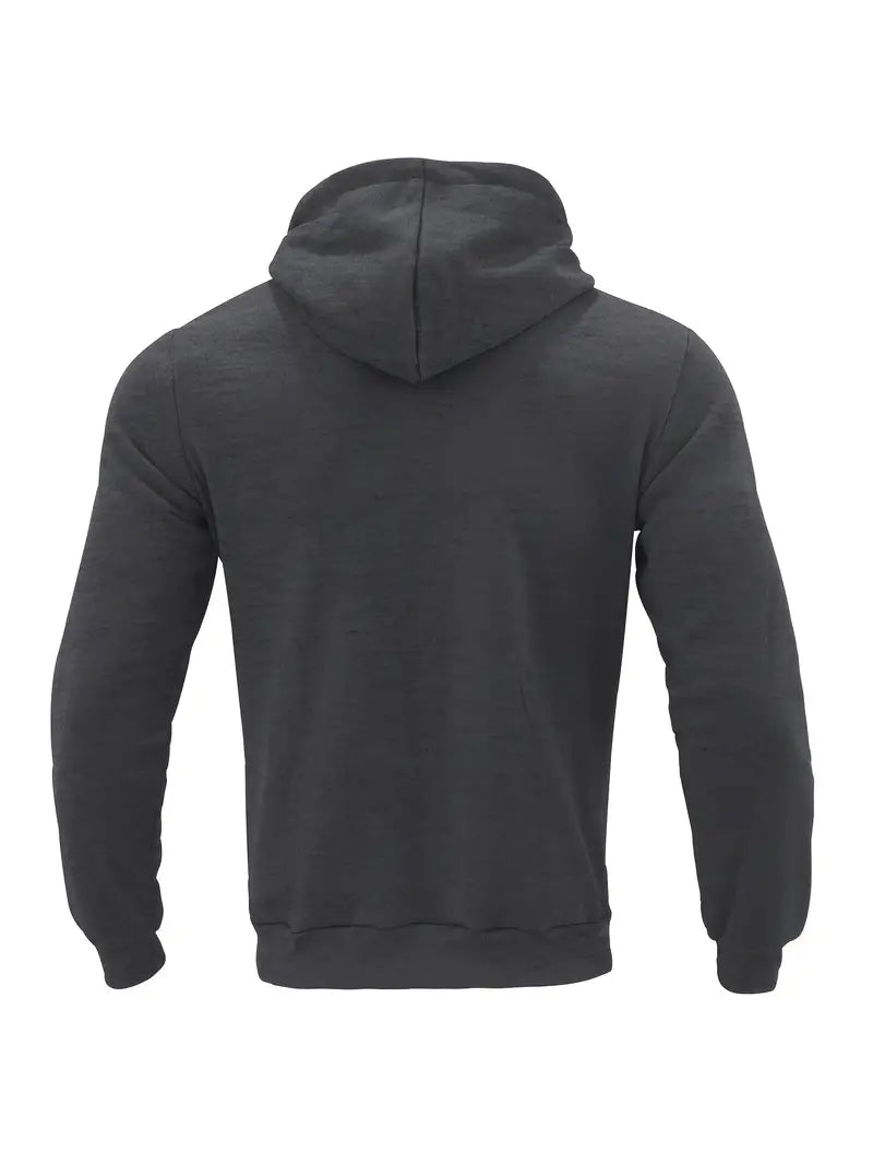 Men’s Gradient Dot Print Zip-Up Hoodie Sweatshirt