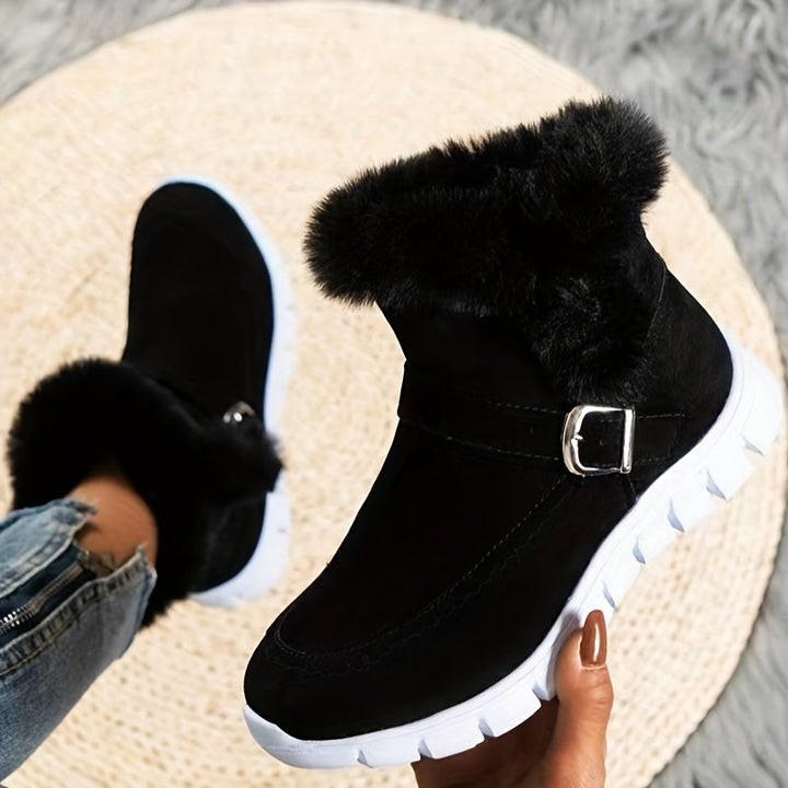 Plush Winter Snow Boots for Women – Stylish &amp; Comfortable 0