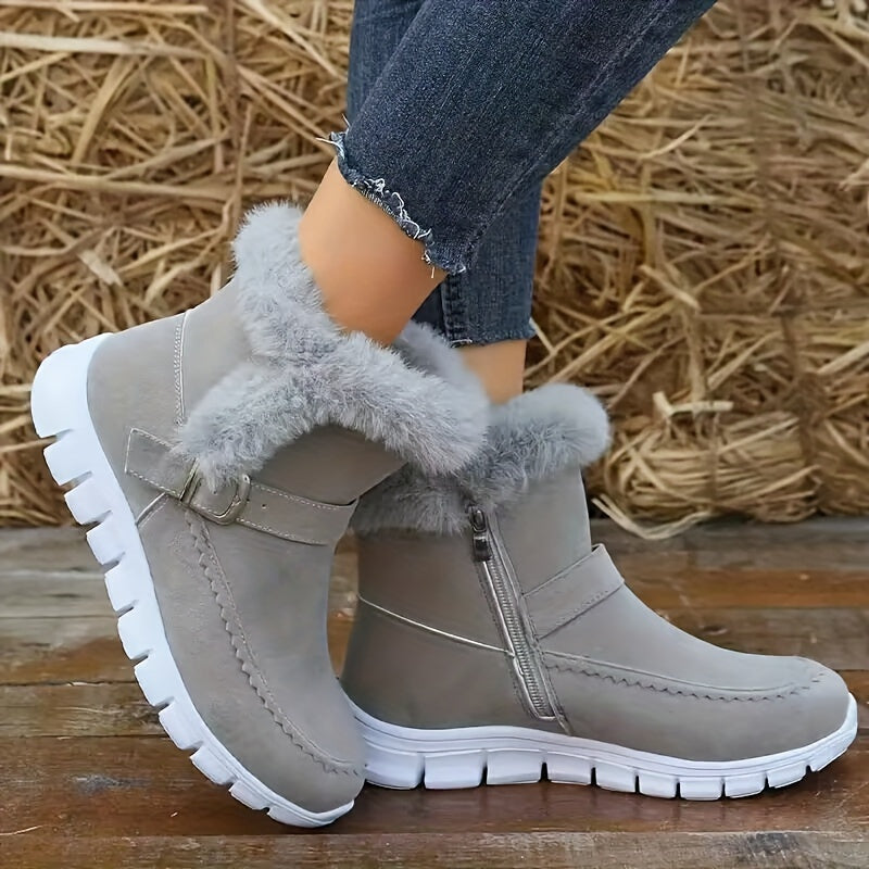 Plush Winter Snow Boots for Women – Stylish &amp; Comfortable 1