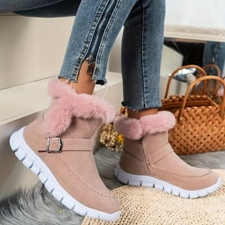 Plush Winter Snow Boots for Women – Stylish &amp; Comfortable 2