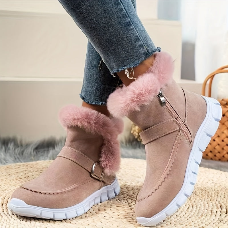 Plush Winter Snow Boots for Women – Stylish &amp; Comfortable 3