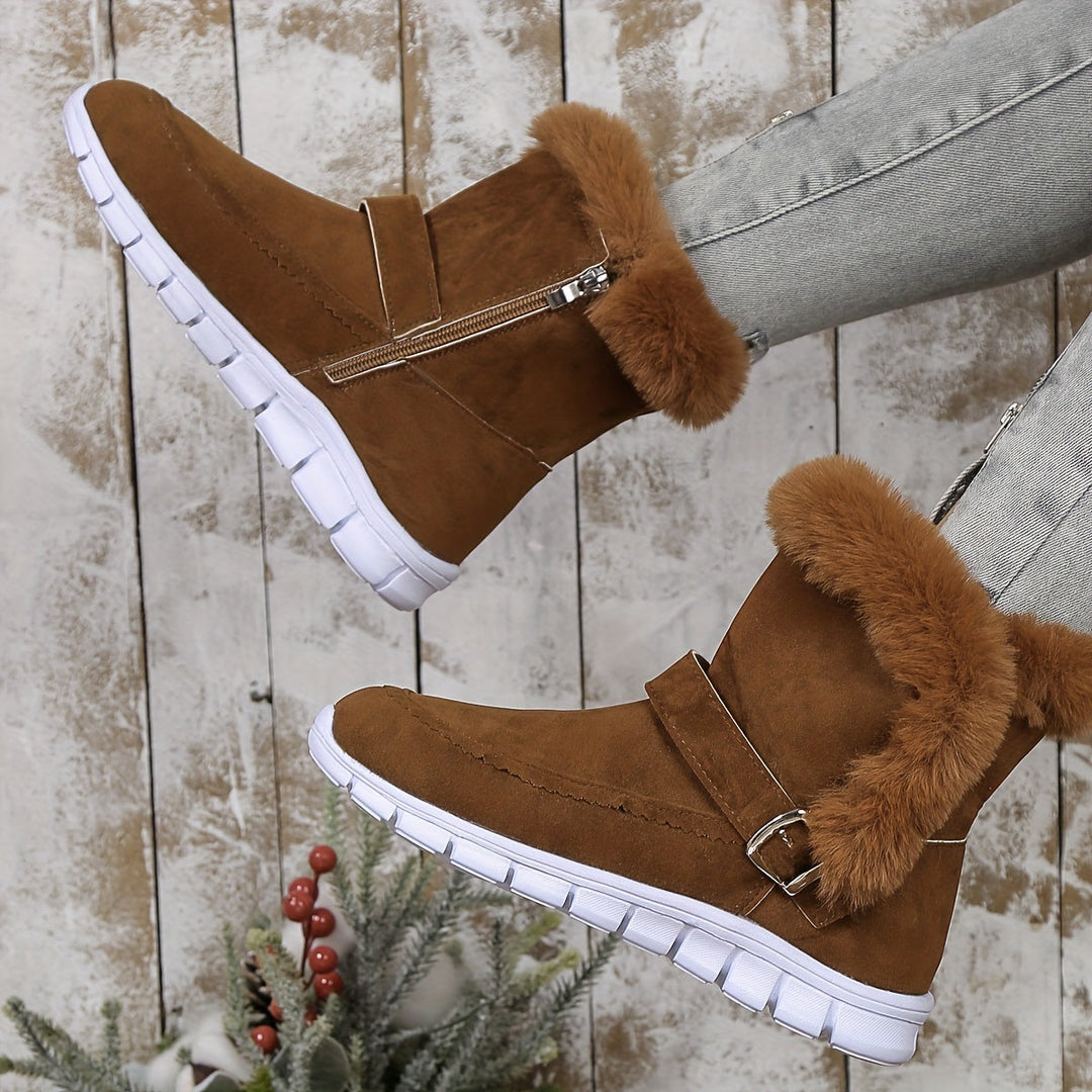 Plush Winter Snow Boots for Women – Stylish &amp; Comfortable 6