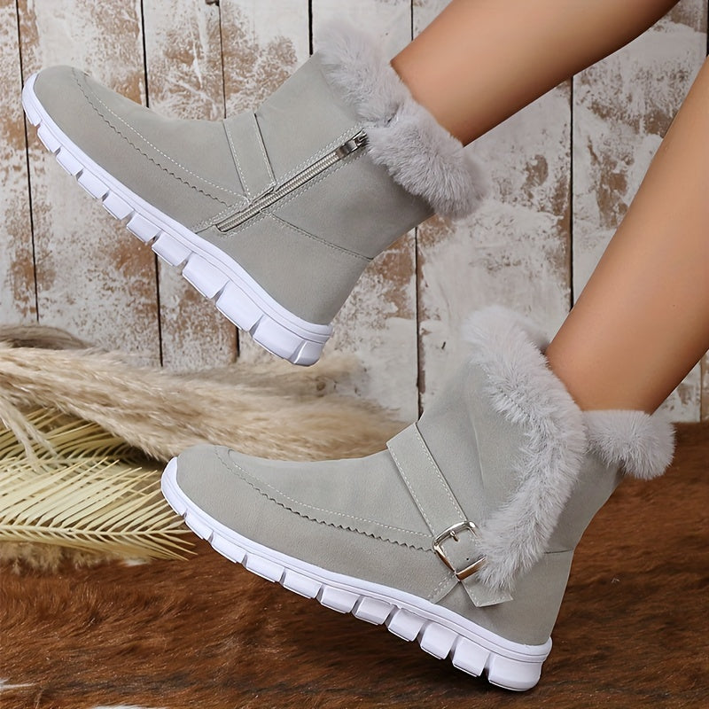 Plush Winter Snow Boots for Women – Stylish &amp; Comfortable 7
