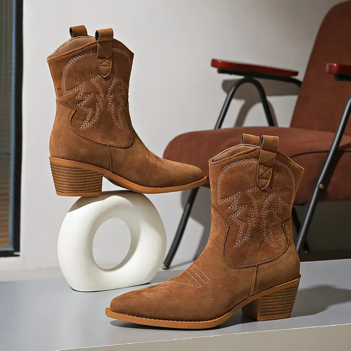 Retro Cowboy Boots for Women – Stylish &amp; Comfortable 0