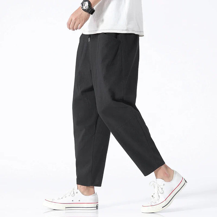 Men’s Cotton Cropped Pants - Kenji